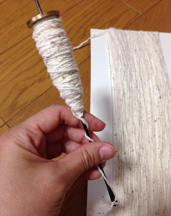 糸紡ぎ、始めました
