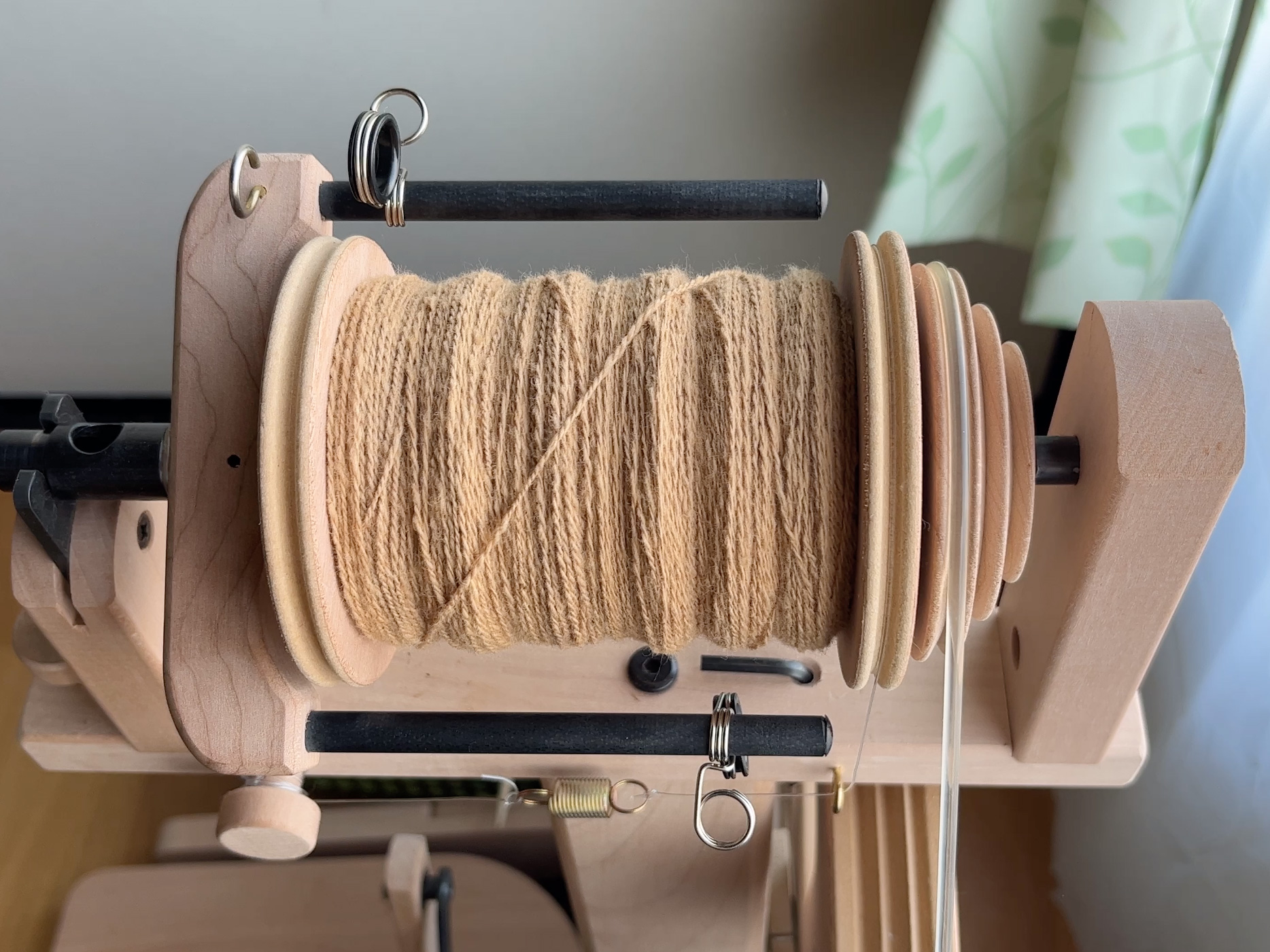 和綿で双糸作り