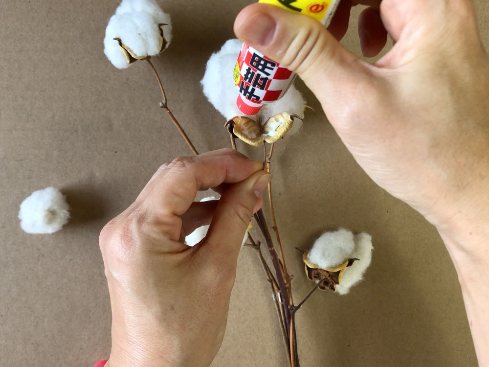 コットンスワッグの作り方