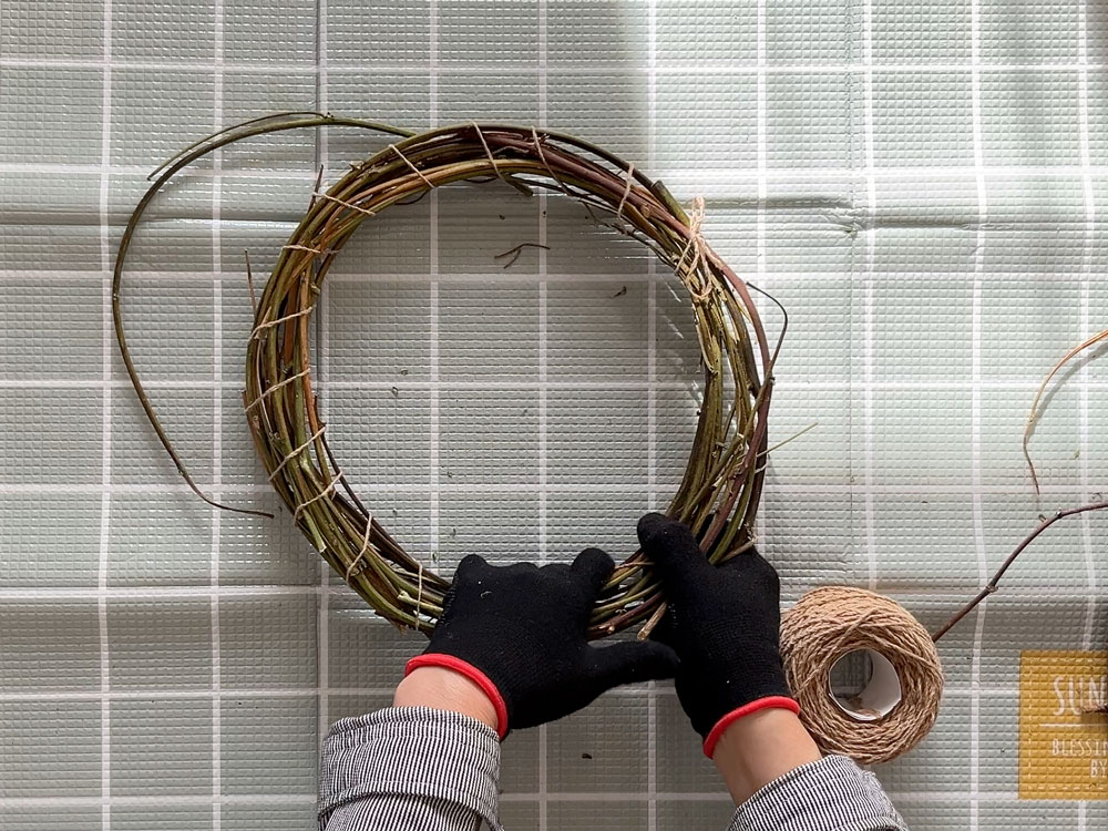 廃材利用のリース