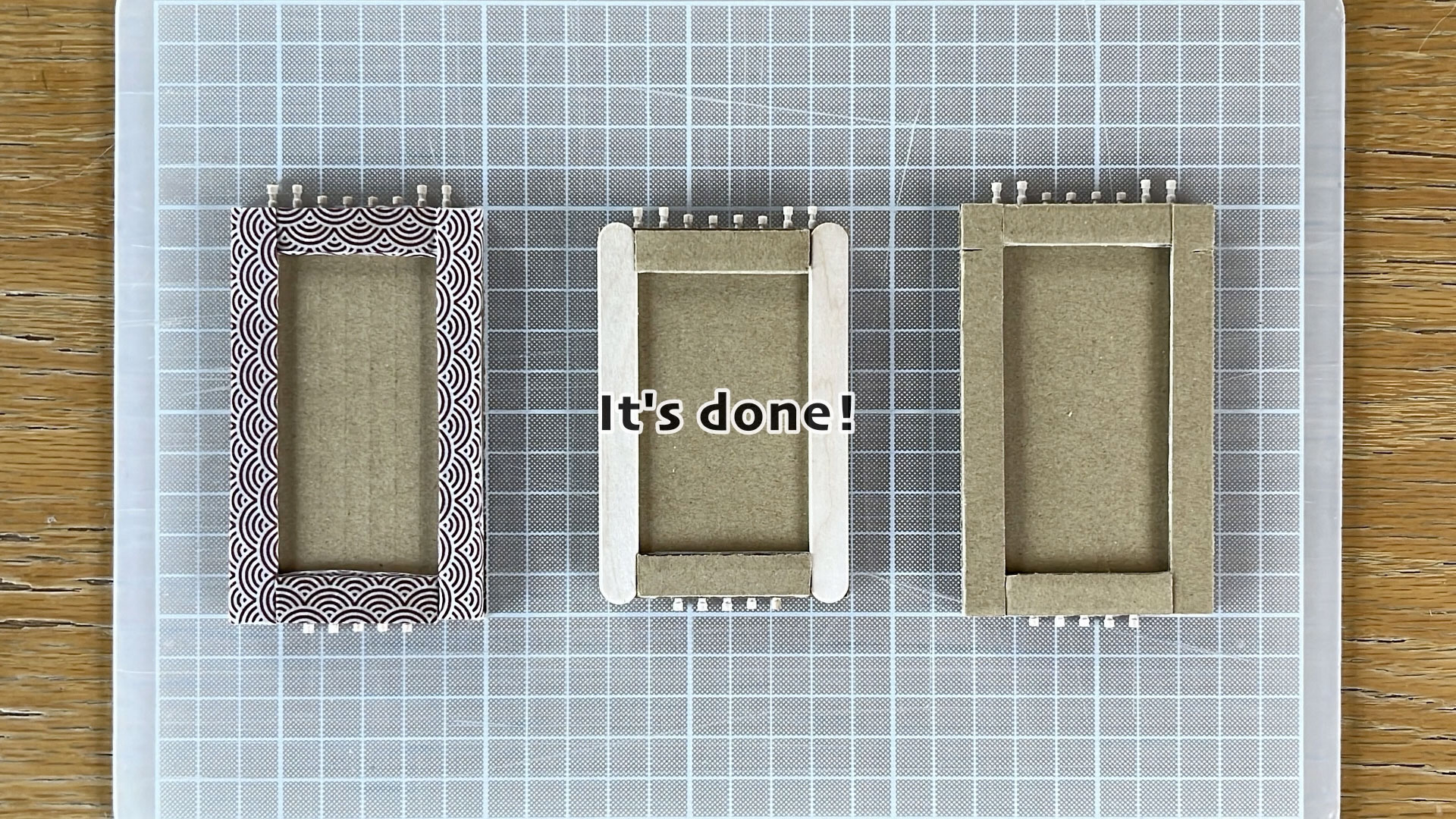 手のひら織り機の作り方