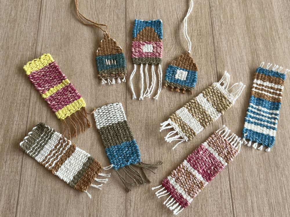 手織りモチーフ