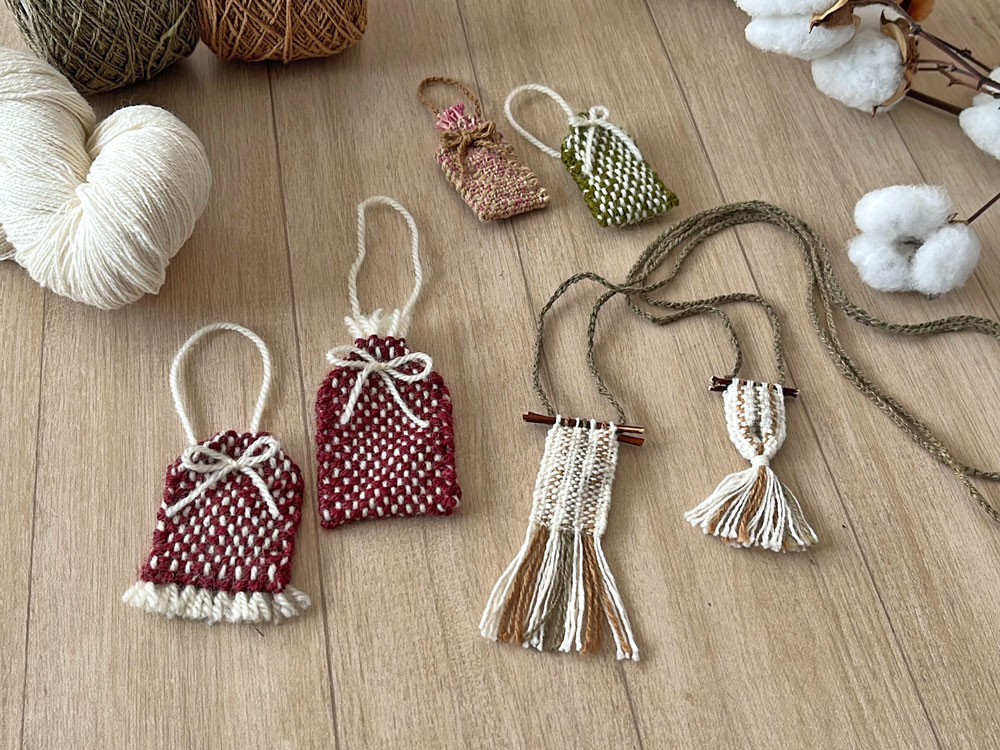 手織りのお守りの作り方