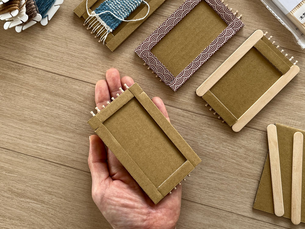 手のひら織り機